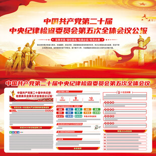 二十届中央纪委五次全会公报