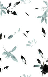 清新植物花卉图案背景