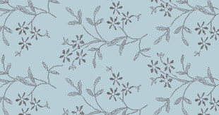 浅蓝色花卉枝叶图案纹理