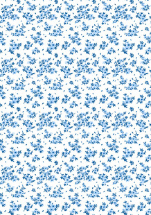 蓝白花卉图案纹理背景