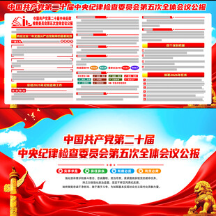 二十届中央纪委五次全会公报