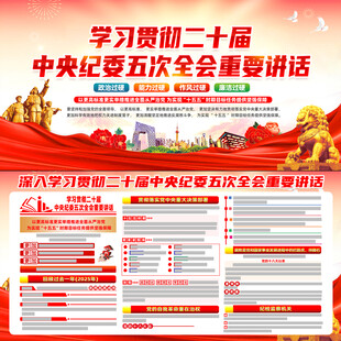 二十届中央纪委五次全会重要讲话