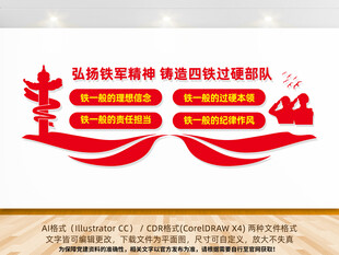 四铁警察文化墙