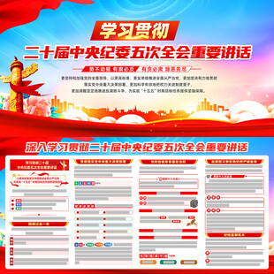 二十届中央纪委五次全会重要讲话