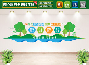 河湖长制文化墙