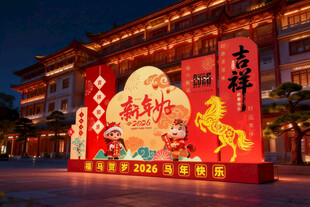 春节彩灯造型