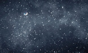 灰色宇宙星空背景图