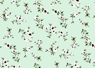清新花卉图案背景