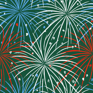 绚丽烟花图案背景