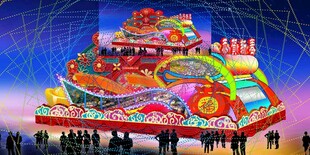彩车花车效果图