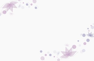 梦幻紫色花朵装饰图案