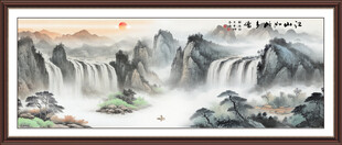 大厅山水画
