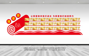 党建荣誉墙展示