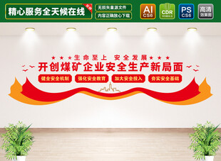 煤矿安全生产文化墙