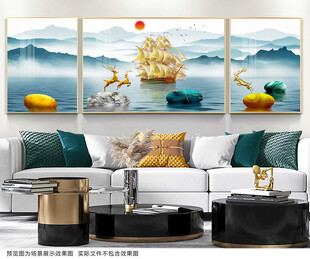 中式山水装饰画