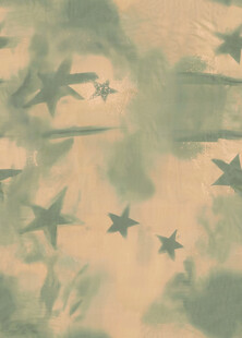 星星图案的复古风布料