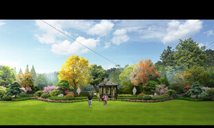 绿化景观设计效果图