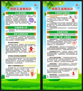 世界艾滋病日展架