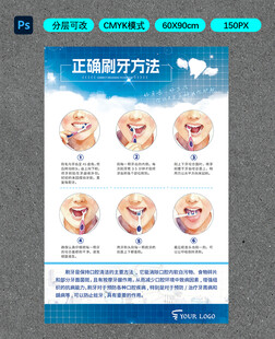 正确刷牙方法图示