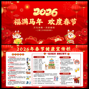 2026年春节宣传栏