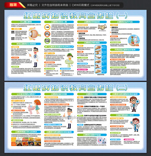 红眼病知识科普展板