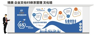 6S企业管理文化墙