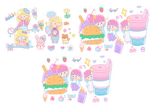 可爱卡通贴纸大集合