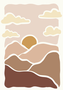 极简风景艺术画