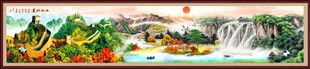 巨幅山水画