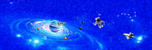 蓝色星空