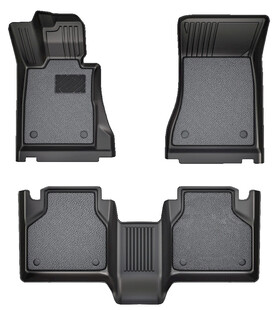 汽车脚垫四件套展示