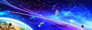 梦幻星际宇宙飞船场景