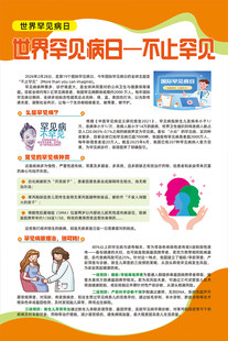 世界罕见病日海报