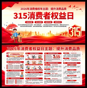 2026年消费者权益日展板
