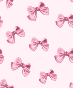 粉色蝴蝶结图案背景