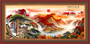 中国风山水画