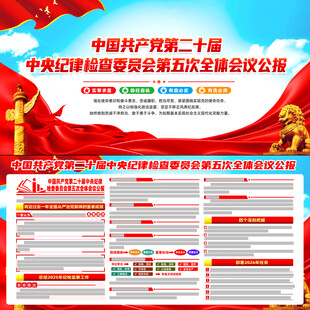 二十届中央纪委五次全会