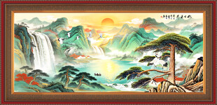 中国传统青绿山水画
