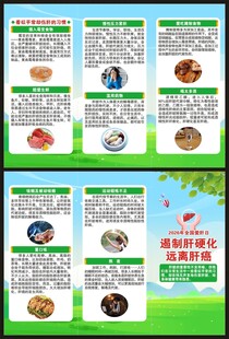 全国爱肝日三折页