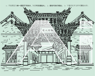 杨柳青古镇御河人家