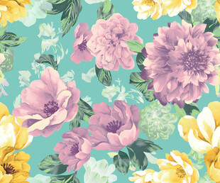 清新花卉图案背景设计