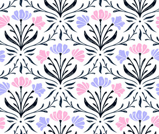 花卉图案背景纹理设计