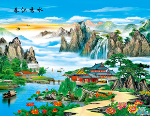 春江秀水