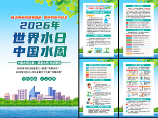 2026年中国水周展板