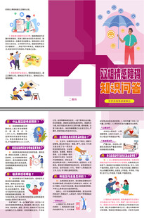 双相情感障碍知识问答三折页