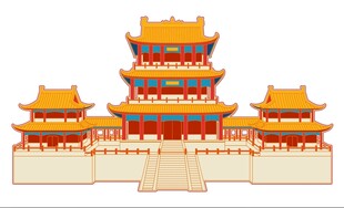 中式古建筑宫殿阁楼