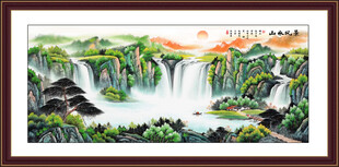 聚宝盆宝地生金 青山绿水