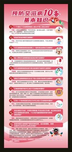 预防艾滋病10条基本知识展板