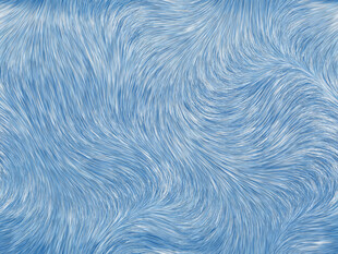 蓝色弯曲毛发线条纹理