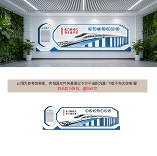 高铁企业文化墙设计方案